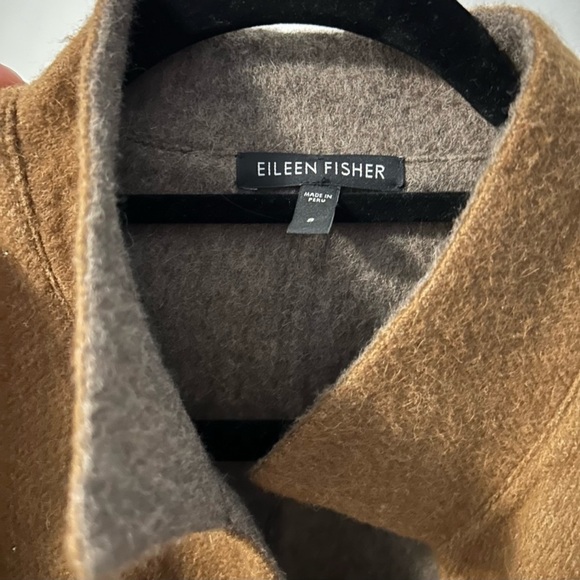 Eileen Fisher Double Face Coat - Picture 3 of 7